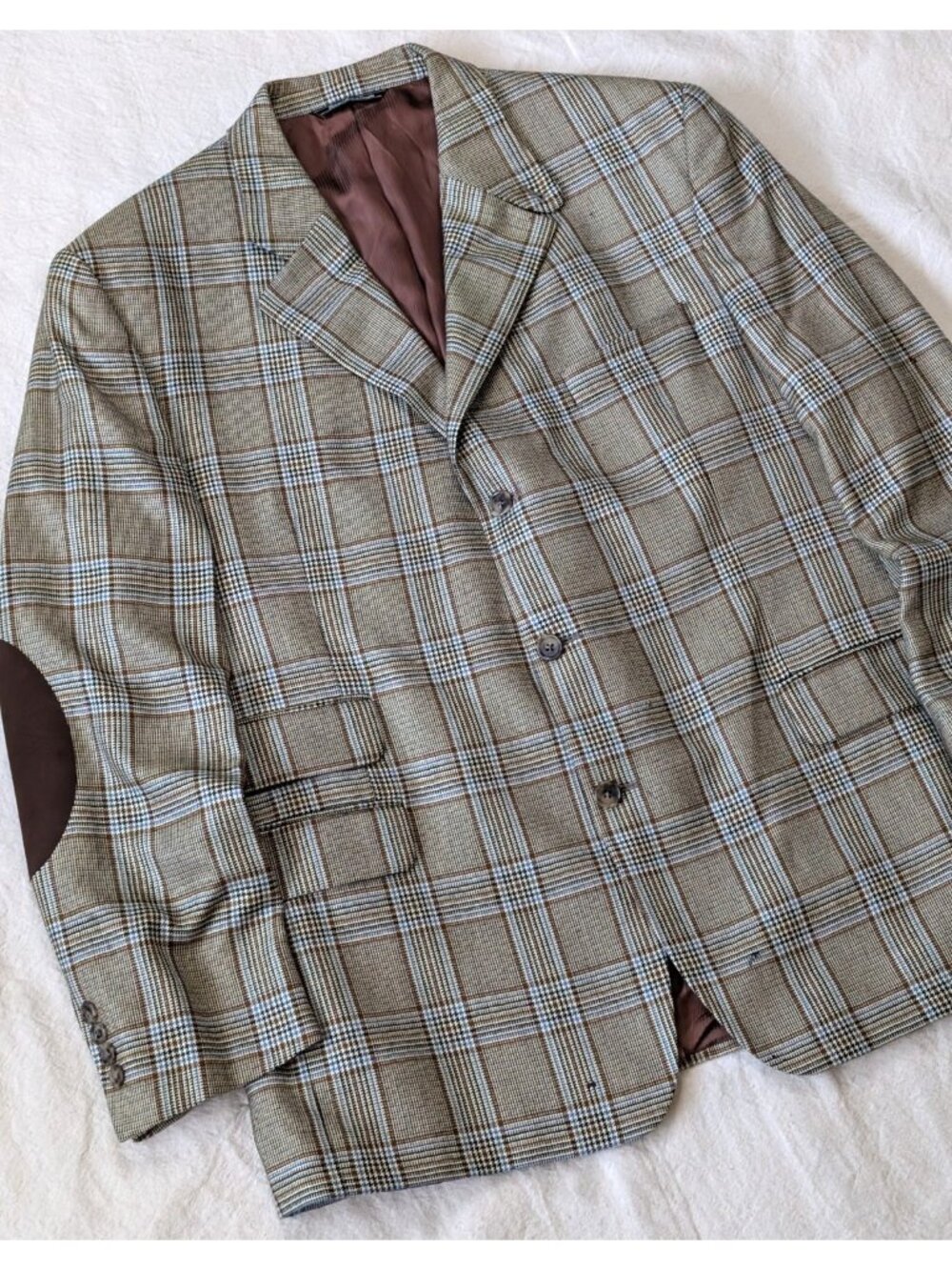 Jack Victor Loro Piana Saks Fifth Men's Cashmere Classic Plaid Blazer Canada 46R